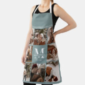 モダンシンプルSage Green Photo Collage | モノグラム エプロン (インサイチュ)