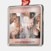 モダンシンプルScript 3フォトウェブサイトインスタグラム メタルオーナメント (左)