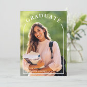 モダンシンプルScript Photo Gradation 招待状 (スタンド正面)