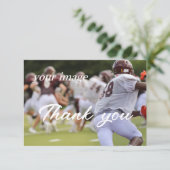 モダンシンプルTeamwork写真サンキューカード サンキューカード (スタンド正面)