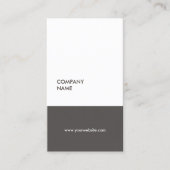 モダンシンプルTexture Gray Consultant 名刺 (正面)