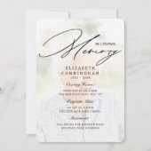 モダンシンプルViewing, Requiem, Interment Fund 招待状 (正面)