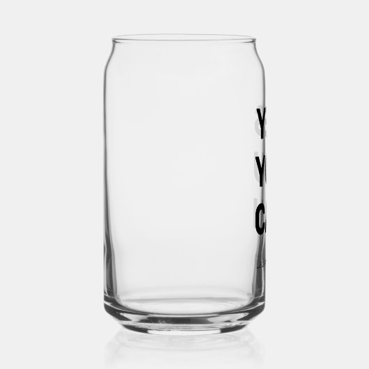 モダンシンプルYes名を付けパーソナライズされたる ガラス缶 (右)