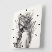 モダンシンプルYour Own Square Wall Clockの作成 スクエア壁時計 (傾斜)
