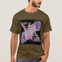 モダンジオメトリックアブストラクトメンズアートTシャツ