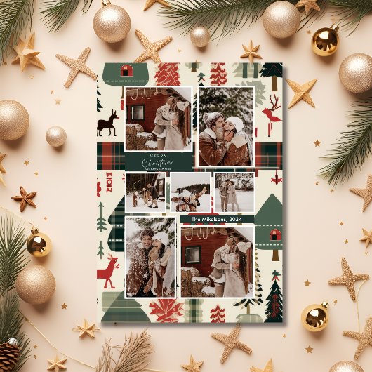 モダンジャパン　クリスマス　ノルディック　フォト シーズンカード