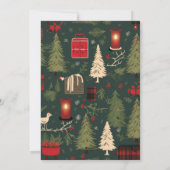 モダンジャパン　クリスマス　ノルディック　フォト シーズンカード (裏面)