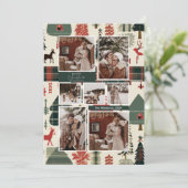 モダンジャパン　クリスマス　ノルディック　フォト シーズンカード (スタンド正面)