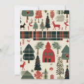 モダンジャパン　クリスマス　ノルディック　フォト シーズンカード (裏面)