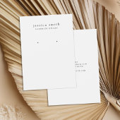 モダンジュエリーイヤリング表示カード