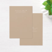 モダンジュエリーイヤリング表示カード (デスク)