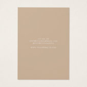 モダンジュエリーイヤリング表示カード (裏面)