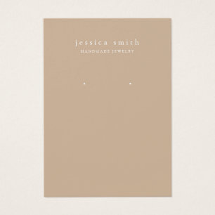 モダンジュエリーイヤリング表示カード