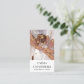 モダンジュエリーデザイナー名刺 名刺 (スタンド正面)