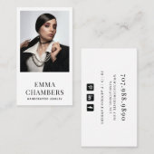 モダンジュエリーデザイナー名刺 名刺 (正面/裏面)