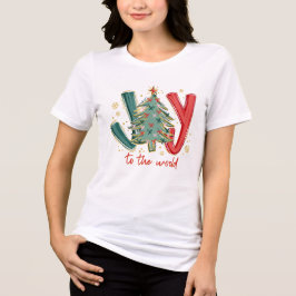 モダンジョイ・トゥ・ザ・ワールド クリスチャン クリスマス トライブレンドTシャツ