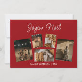 モダンジョエウノエル・コラージュ・ド・フォトズ・デ・フェテス シーズンカード (正面)