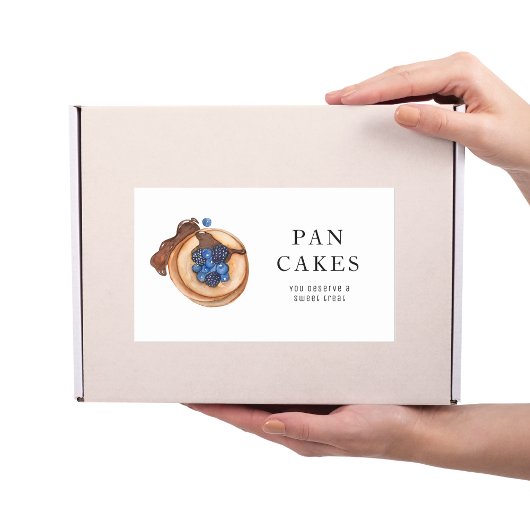 モダンスイーツパンケーキベーカリープロフェッショナル事業 長方形シール