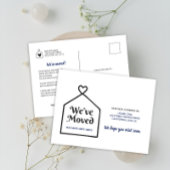 モダンスイートホーム引っ越しました新しいアドレス ポストカード