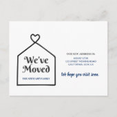 モダンスイートホーム引っ越しました新しいアドレス ポストカード (正面)