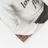 'モダンスカイの素晴らしパイロット',飛行機,フォトコラージュ フリースブランケット (角)