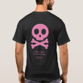 モダンスカルボーンズPink Pickleballファミリーチーム Tシャツ (裏面)