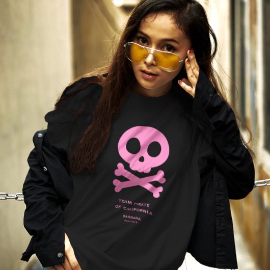 モダンスカルボーンズPink Pickleballファミリーチーム Tシャツ