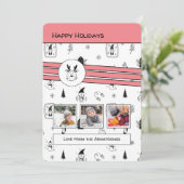 モダンスカンジナビアのトナカイ シーズンカード (スタンド正面)