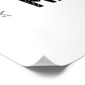 モダンスカンディのユニコーンと星のベビー部屋 ポスター (角)