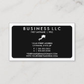 モダンスキューバダイバー(カラーカスタマイズ可能) 名刺 (裏面)