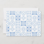 モダンスクィグル レモン メディテレーニア ブライズシャワー サンキューカード (裏面)