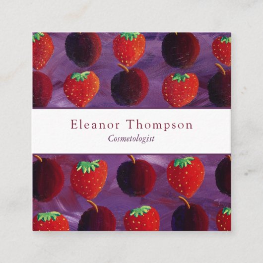 モダンスクエアプロフェッショナル スクエア名刺 (正面)