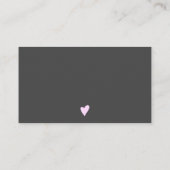 モダンスクグラデーションブラシの感謝してい水色 名刺 (裏面)