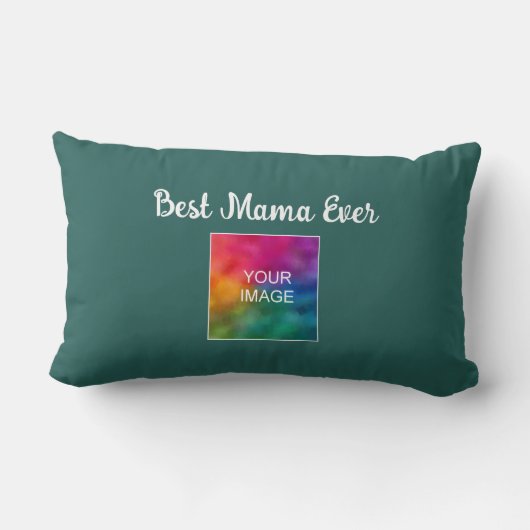 モダンスクリプエレガントトのテンプレート最高のがMomに戻る ランバークッション (裏面)