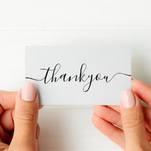 モダンスクリプエレガントトの注文 名刺