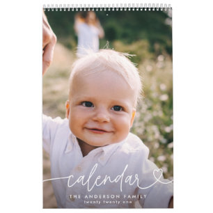 モダンスクリプガーリートタイポグラフィミニマル数々の写真 カレンダー