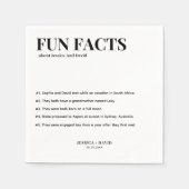 モダンスクリプトおもしろいのミニマル結婚リスト スタンダードカクテルナプキン (正面)