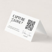 モダンスクリプトで愛を捉えるQRコードカード (正面)