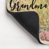 モダンスクリプトで「Best Grandma Ever」のフォトギフト マウスパッド (コーナー)