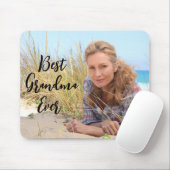 モダンスクリプトで「Best Grandma Ever」のフォトギフト マウスパッド (マウス)