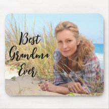 モダンスクリプトで「Best Grandma Ever」のフォトギフト