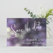 モダンスクリプトの紫ボケSave the Date セーブザデート (スタンド正面)