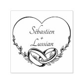 モダンスクリプトウェディング セルフインキングスタンプ (デザイン)