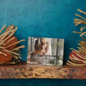 モダンスクリプトオーバーレイ1枚の写真お母さんの日おめでとう フォトプラーク (側面)