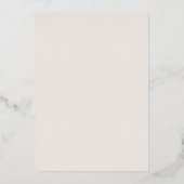 モダンスクリプトタイポグラフィー写真 Save the Date ゴールド 箔招待状 (裏面)