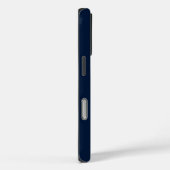 モダンスクリプトネイビーブルーミニマリスト Case-Mate iPhoneケース (裏面 / 右)