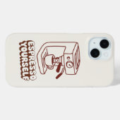 モダンスクリプトミニマルフォンケース Case-Mate iPhoneケース (裏面 (横))