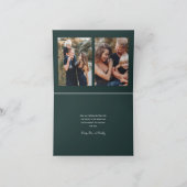 モダンスクリプトレタリング3枚写真 シーズンカード (内部)