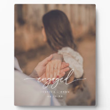 モダンスクリプト写真カスタムエンゲージメント