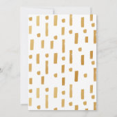 モダンスクリプト写真 エレガントウェディング セーブザデート (裏面)